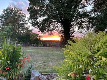 Perfect aspect for sunset views.