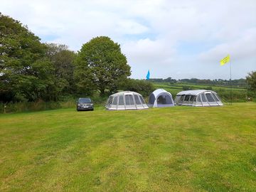 Spacious pitches