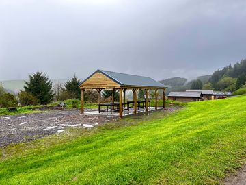 Our new bbq / live music area