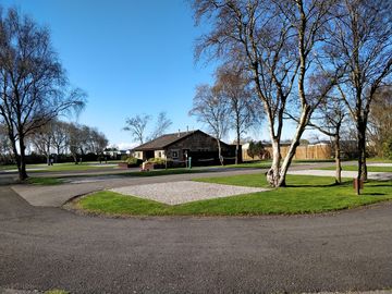 Immaculately clean facilities block