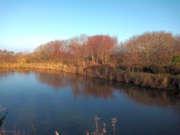 The lake in winter
