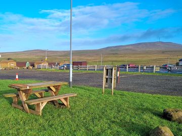 Picnic area on a sunny day