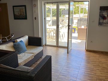 Internal lounge area.