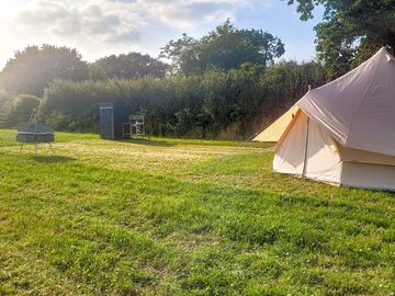 Bell tent pitch