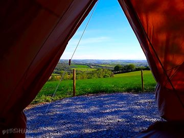 Views from the bell tent