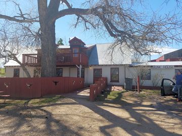A front view of the bunkhouse