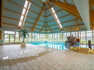 The indoor pool