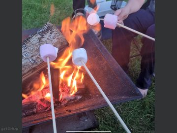 Fire pits available to hire on site