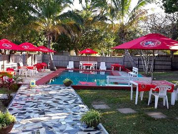 The swimming pool