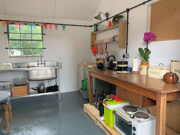 Stable yard kitchen