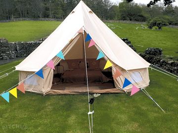 Deluxe bell tent exterior