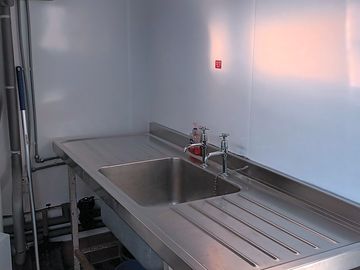 Shower block sink