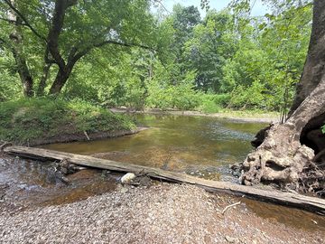 Primitive camp site along the edge. not on rock. dirt, sand base.