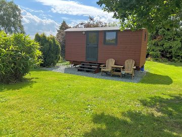 Shepherd's hut exterior