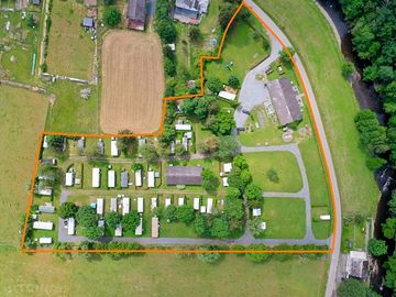 Aerial view of the site