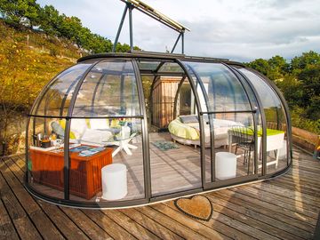 Deluxe dome and its terrace