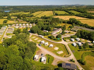Aerial view of the site