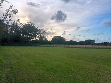 View from the grass pitches