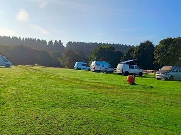 Campervans on site