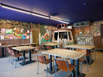 Indoor games room