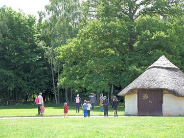 Woodland and the roundhouse