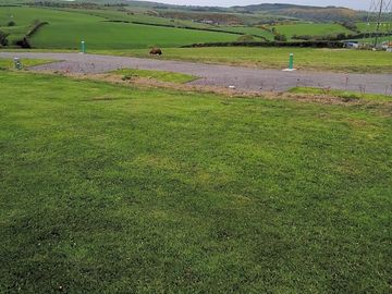 Green hills all around