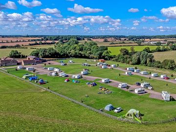 Aerial view of New Lodge Farm
