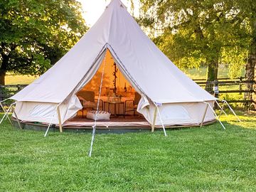 Bell tent exterior