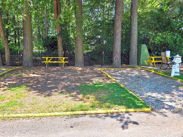 Grass and gravel space