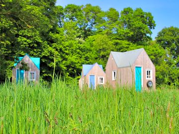 Space around the lodges