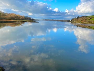 View of the estuary next to campsite