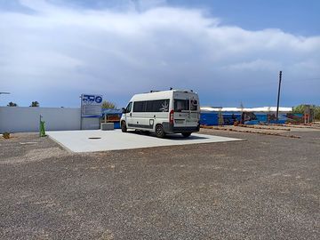Camper service area