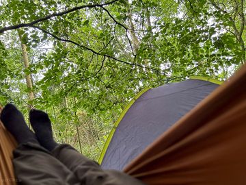 Hammock on the latrigg pitch