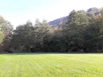 View across the pitching field