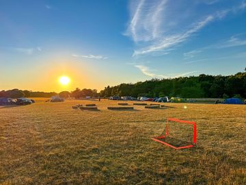 Tent camping communal area