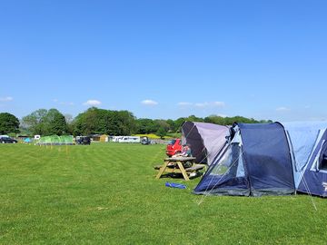 Lots of space for tents large and small