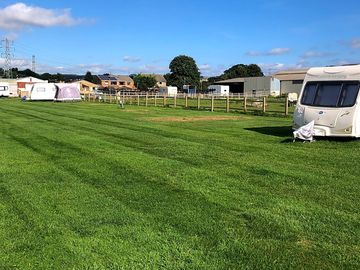 Level grass pitches