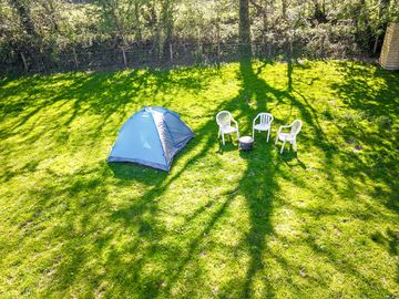 Plenty of space to pitch tents