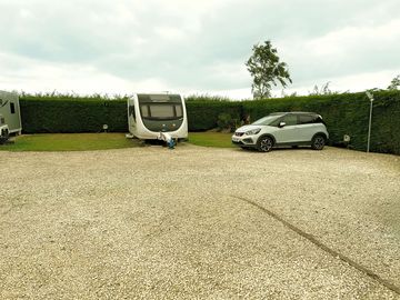 The hardstanding pitches