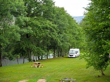 Pitches along the river