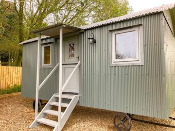 Shepherd's hut exterior