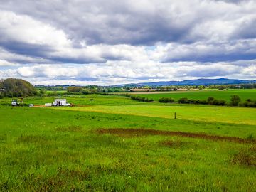 View of the site from the hill