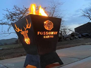 Fire feature on site