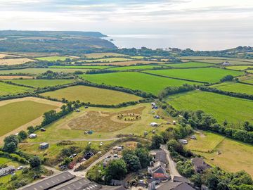 Aerial view of the site