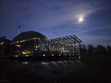 Dome at night