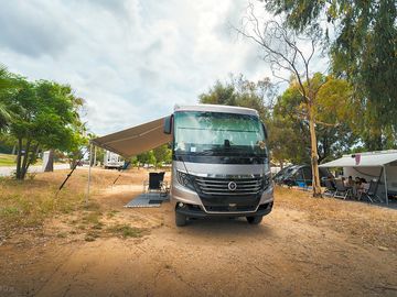 Spacious pitches for tourers