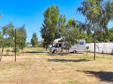 Spacious camper pitch