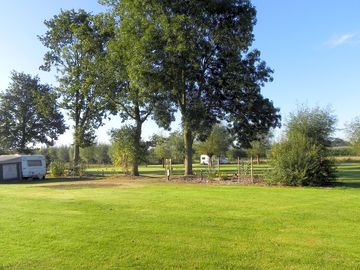 Relax by your pitch under the sun