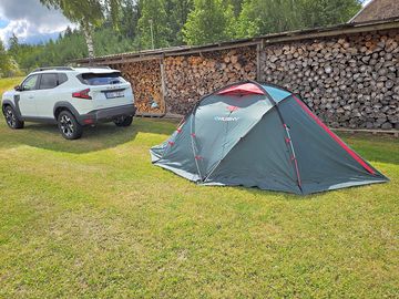 Tent camping