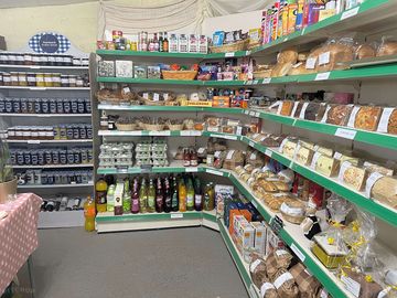 Fully-stocked shop on site